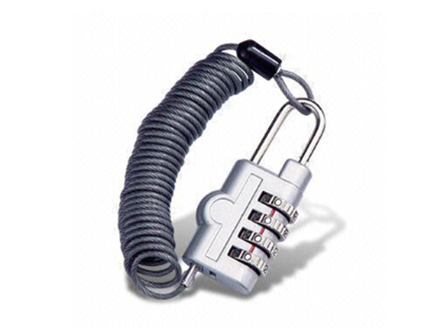 Curled Cable Lock - CH858
