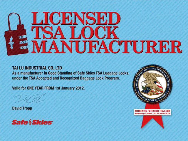 TSA Travel Locks By Safe Skies - CL528