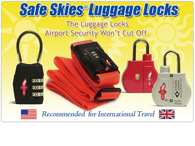 TSA Travel Locks By Safe Skies - K520BK