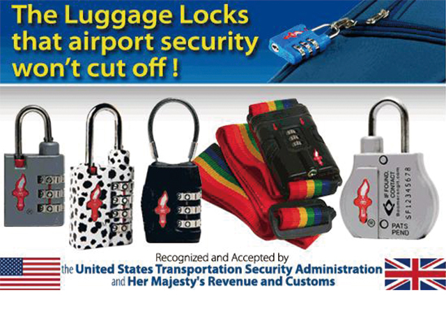 TSA Travel Locks By Safe Skies - K520BK