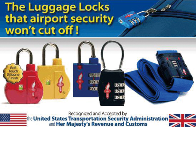 TSA Travel Locks By Safe Skies - K628O/B